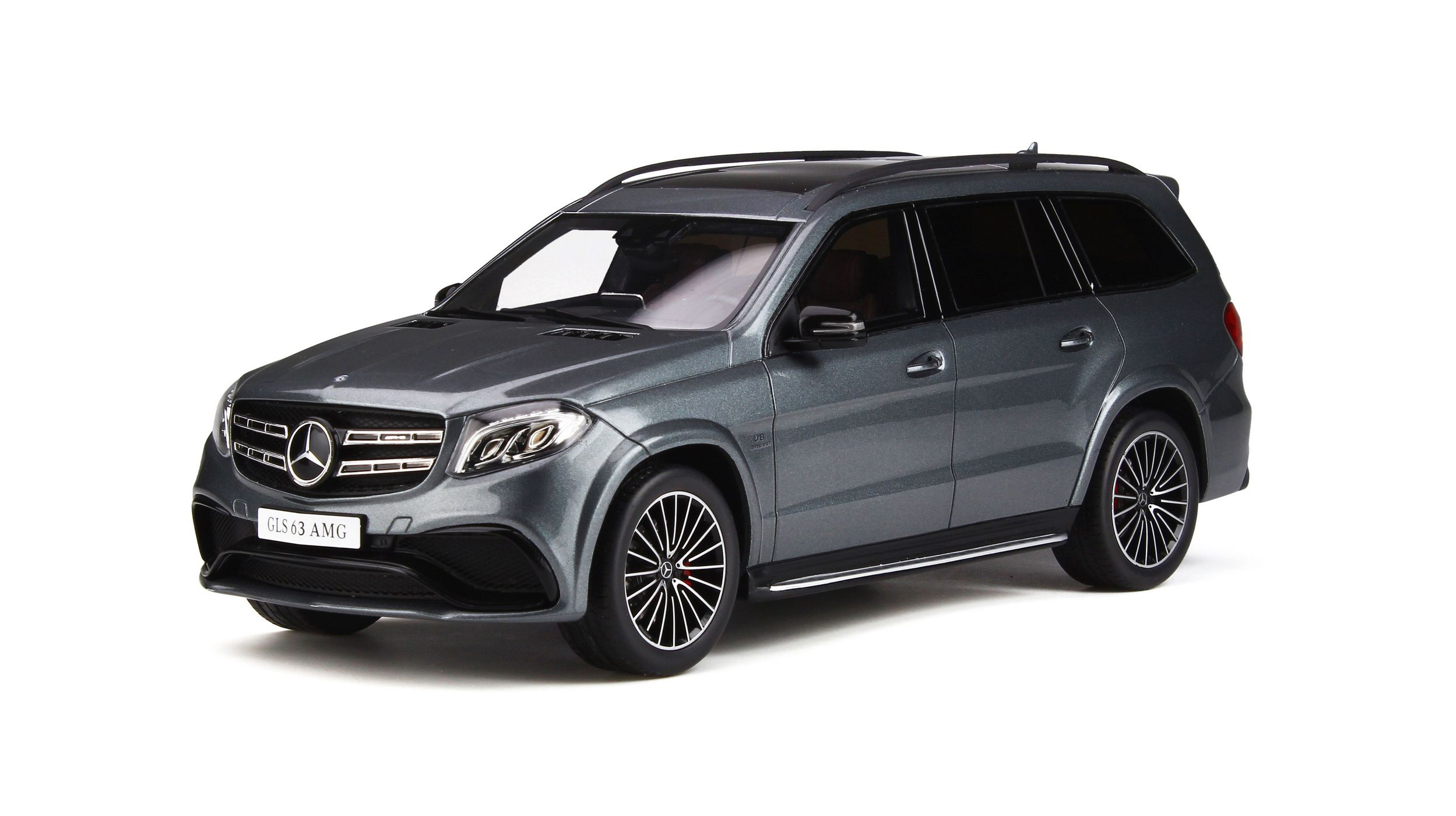 Mercedes Amg Gls 63 Selenite Gray Limited Edition To 500 Pieces Worldwide 1/18 Model Car By Gt Spirit