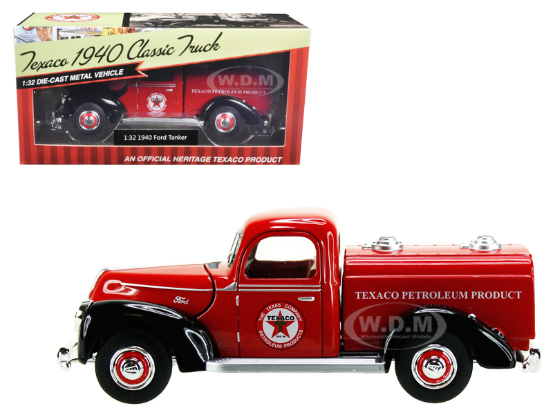1940 Ford Tanker "texaco" Red 1/32 Diecast Model Car By Beyond Infinity