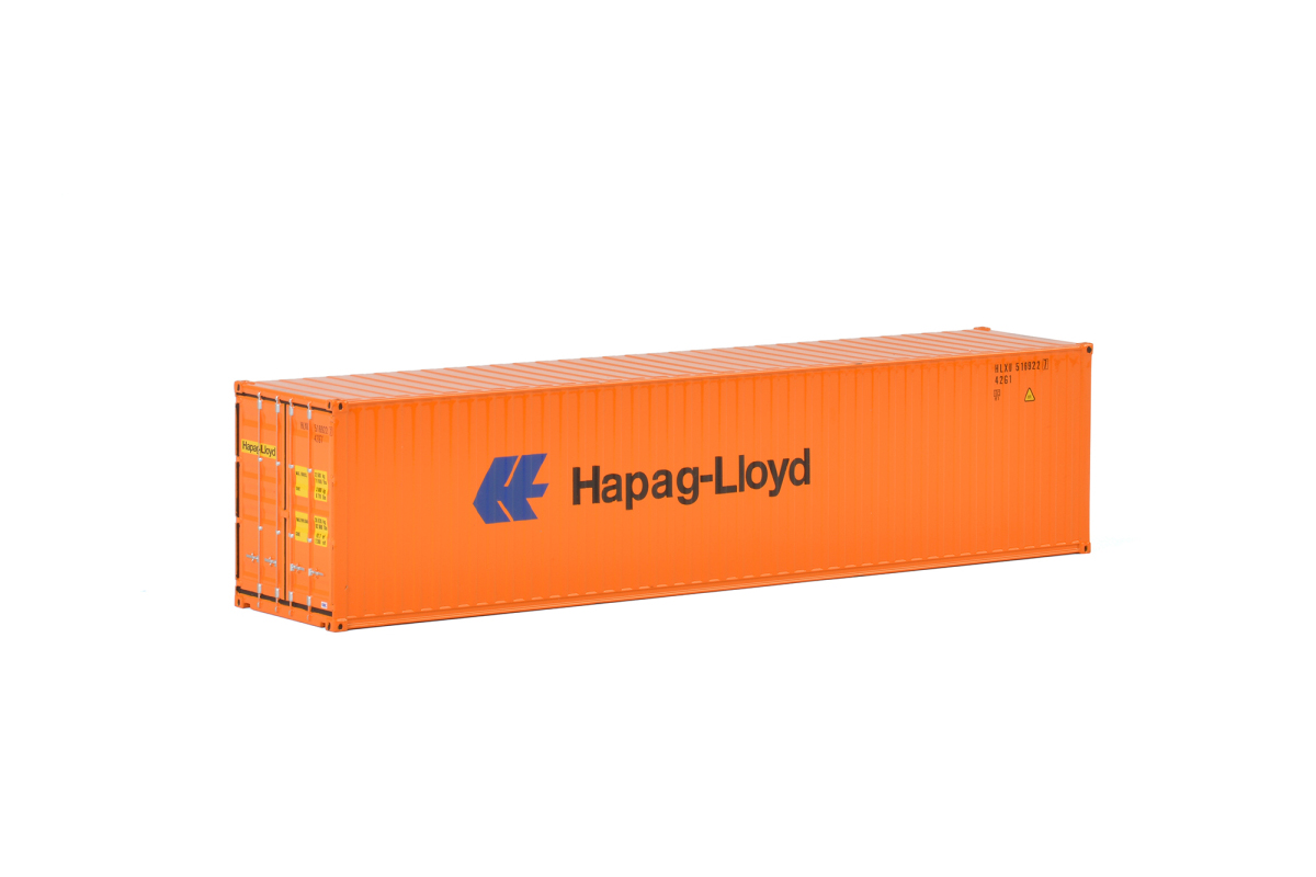"hapag-lloyd" 40 Container Orange "wsi Premium Line" 1/50 Diecast Model By Wsi Models
