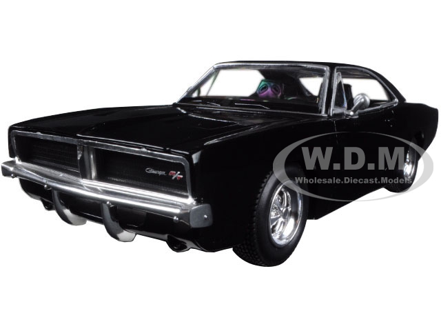 1969 Dodge Charger R/t Black 1/25 Diecast Model Car By New Ray