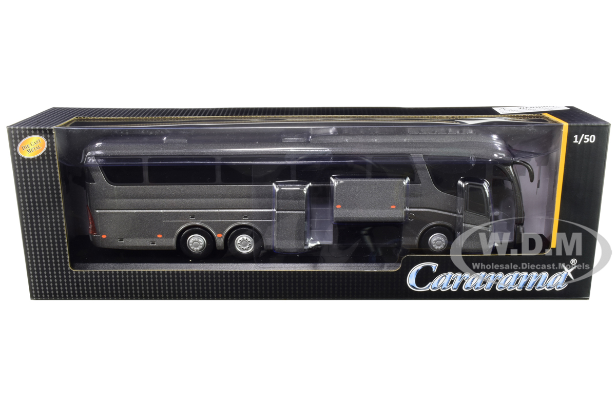 Scania Irizar Pb Bus Dark Gray Metallic 1/50 Diecast Model By Cararama