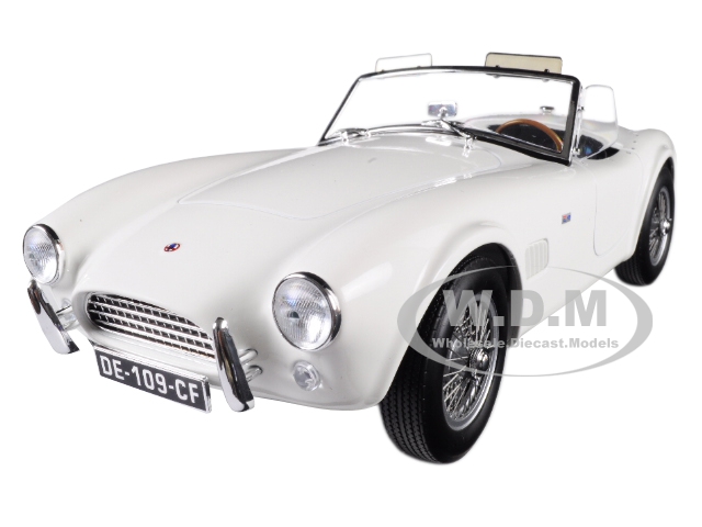 1963 Shelby Ac Cobra 289 Roadster White 1/18 Diecast Model Car By Norev