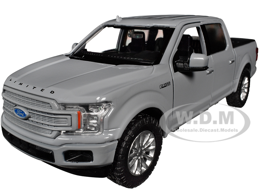 2019 Ford F-150 Limited Crew Cab Pickup Truck Gray "Timeless Legends" Series 1/24-1/27 Diecast Model Car by Motormax