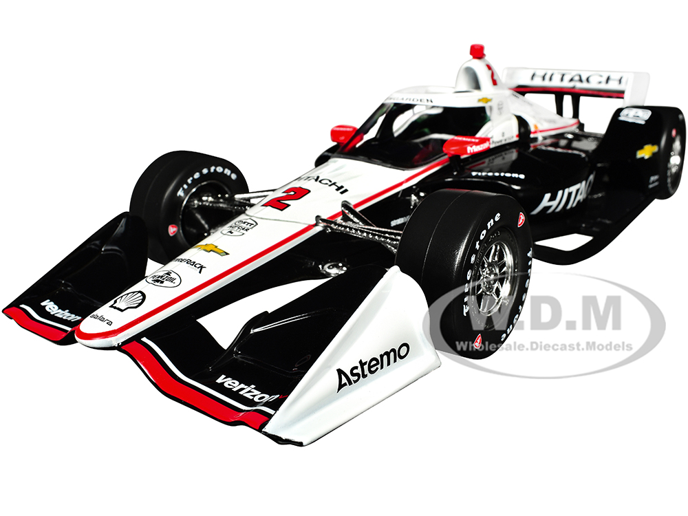 Dallara IndyCar #2 Josef Newgarden Hitachi Team Penske (Road Course Configuration) NTT IndyCar Series (2024) 1/18 Diecast Model Car by Greenlight