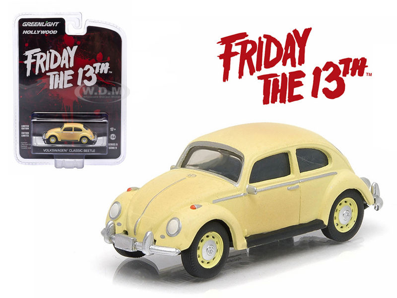 1963 Volkswagen Beetle "friday The 13th Part Iii" (1982) Movie Hollywood Series 9 1/64 Diecast Model Car By Greenlight