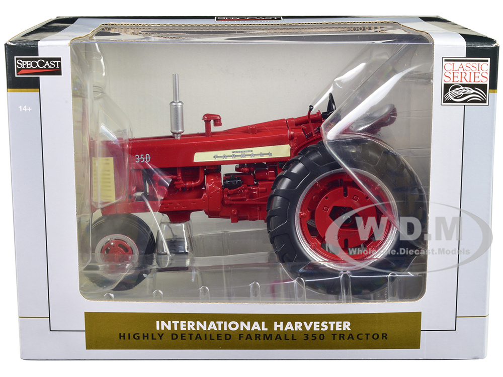 Photos - Model Building Kit Harvester International  Farmall 350 Narrow Front Tractor Red "Classic Seri 